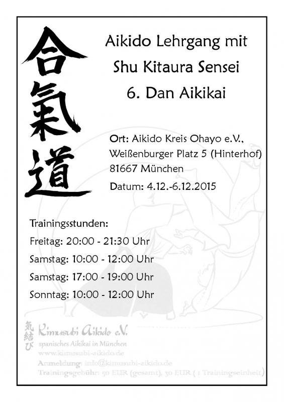 Aikido Lehrgang 2015